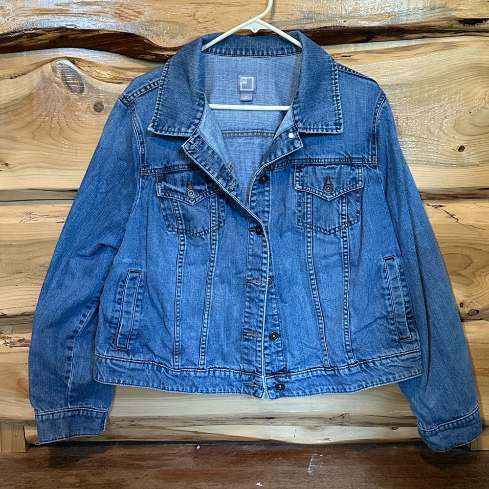JCPenney Blue Jean Jacket Classic Denim Style